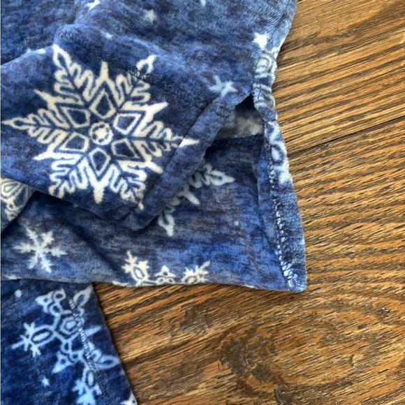 Nautica Brand pajama set size Small Petite blue snowflakes - Picture 4 of 9